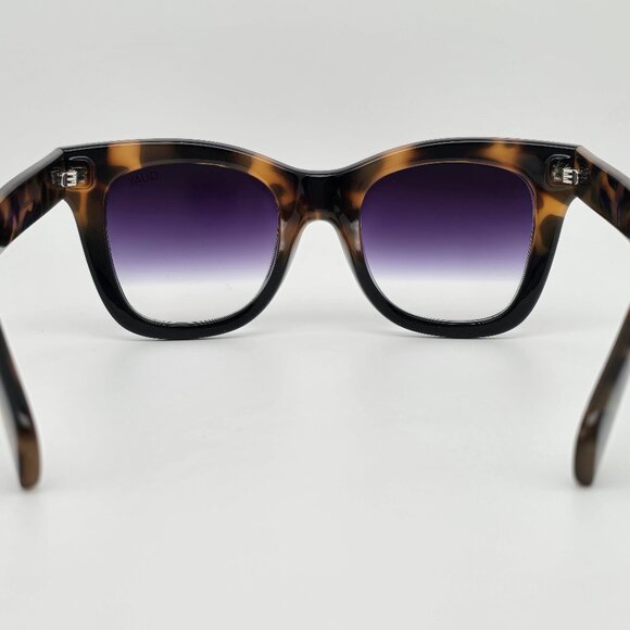 Quay Australia After Hours Tortoise Black Frame Black Fade Len Square Sunglasses - Picture 8 of 16